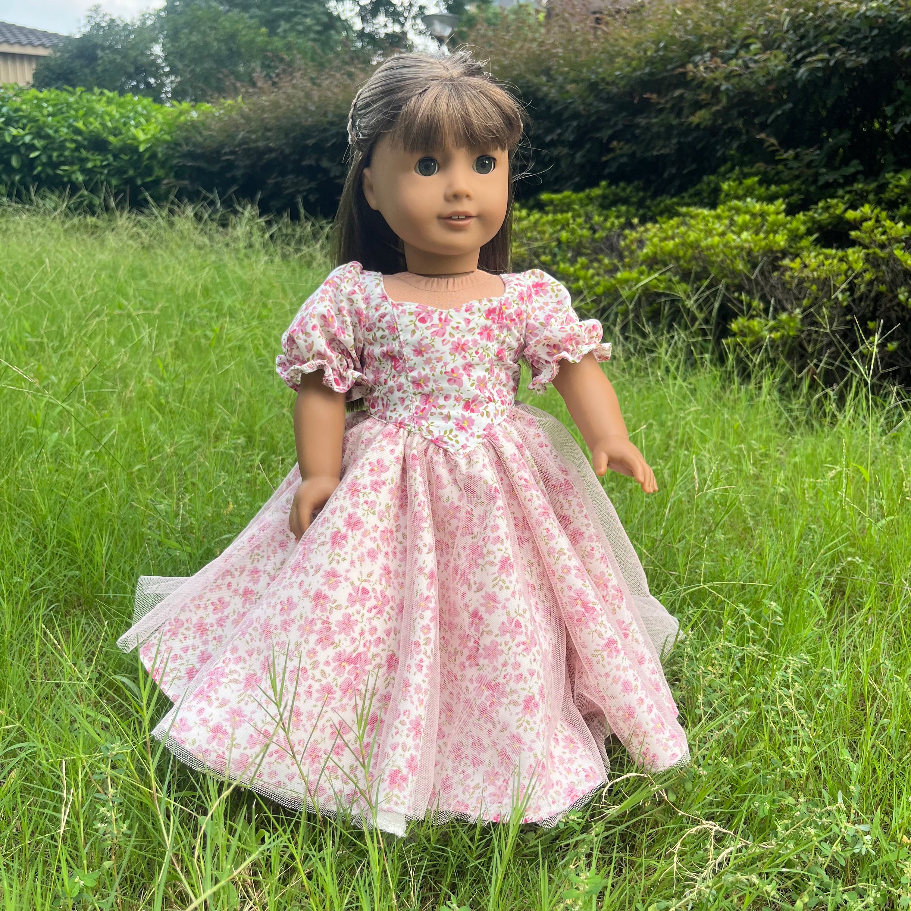 Floral Fantasy Princess Dress for 18-inch American Girl Dolls